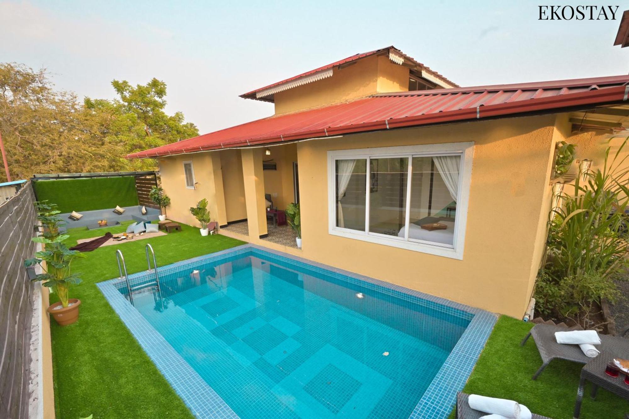 Ekostay - Pinewood Villa Alībāg Exterior photo